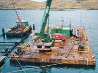 Bagheera towing and mooring barge for Tulloch Developments
