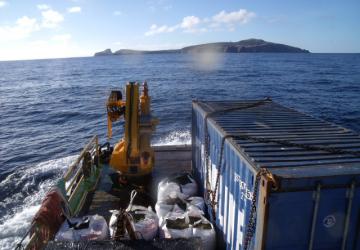 Delivering to the Fair Isle Observatory
